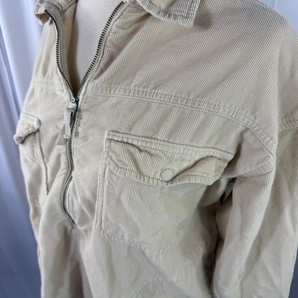 Ivory Corduroy Tunic with Pockets - Picture 6 of 6